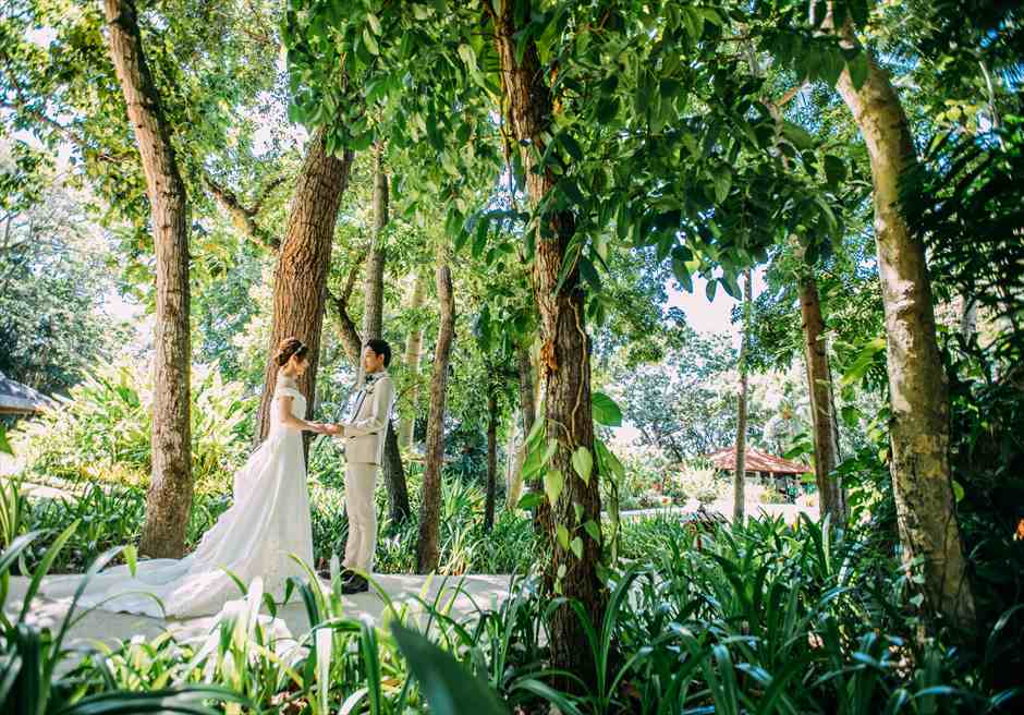 Shangri-la’s Mactan Resort&Spa シャングリラ・マクタンのチャペル前ガーデン