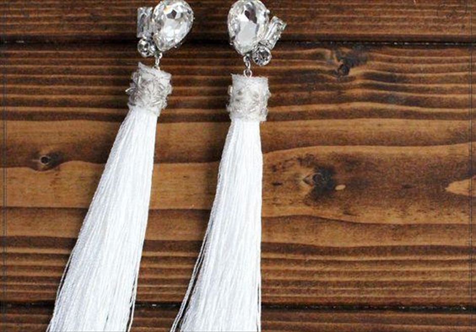 Cebu Photo Wedding accessory (4) セブ島前撮りのアクセサリー タッセルイヤリング