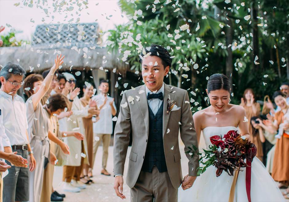 セブ島結婚式 フラワーシャワー