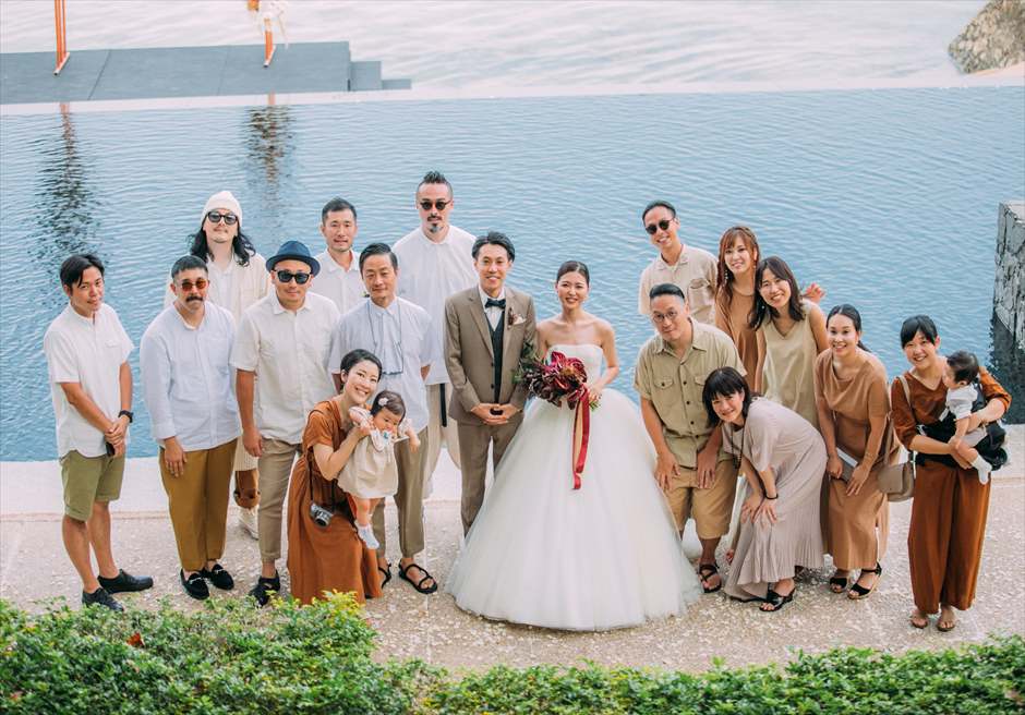 セブ島結婚式 集合写真 グループショット